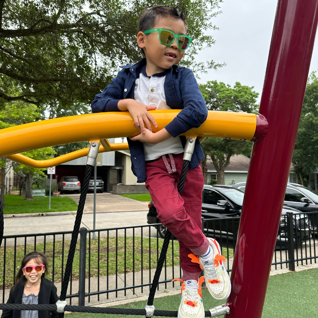 Later Gator - Green Frame Sunglasses For Kids