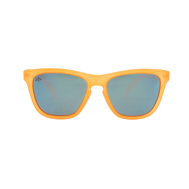 Chillin Like A Villain — Vibrant Orange Frame Sunglasses For Kids