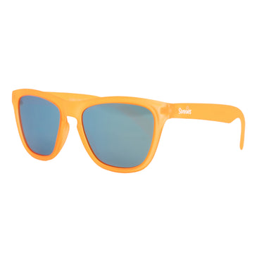 Chillin Like A Villain — Vibrant Orange Frame Sunglasses For Kids