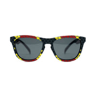 Thumbnail for Front view of snake print sunglasses by Sunnies with polarized lenses and 100% UVA/UVB protection
