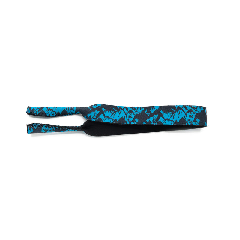 Blue mountain sunglass straps in neoprene fabric