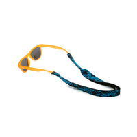 Thumbnail for kids sunglass leash in a neoprene fabric and blue mountain print
