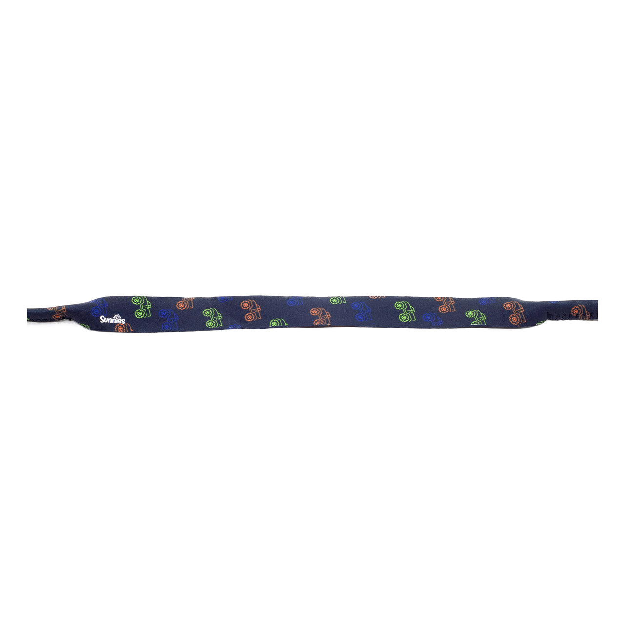 Kids sunglass strap in monster truck print