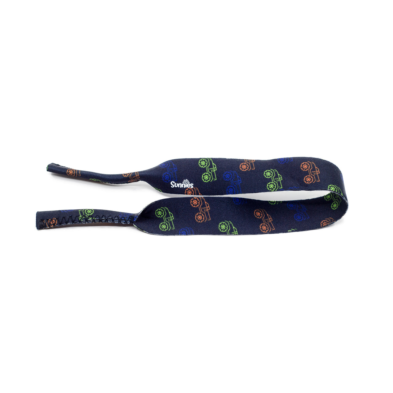 Sunnies monster truck sunglass strap in neoprene fabric