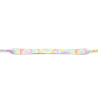 Thumbnail for Front view of neoprene kids sunglass strap in a tie dye print